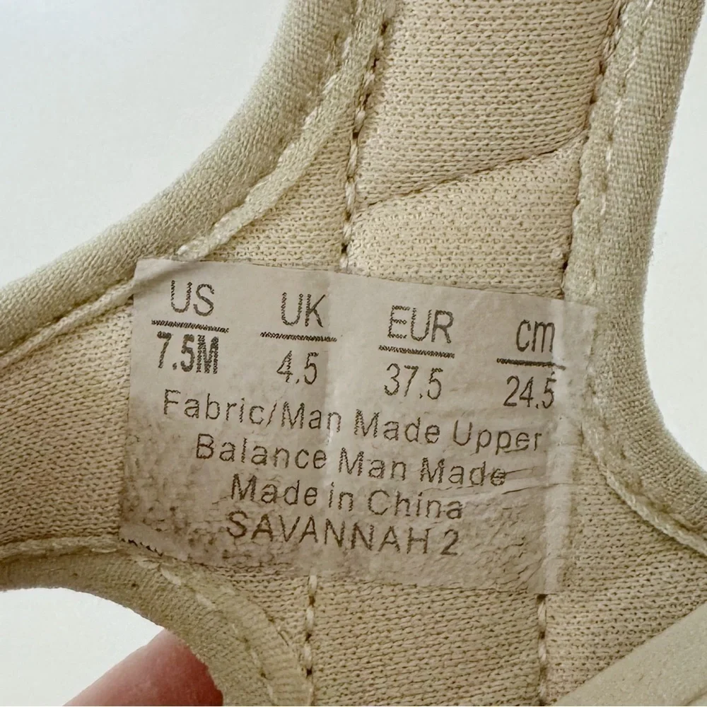 Ryka Womens Savannah 2 Beige Open Toe Ankle Strap Strappy Sandals Shoes Size 7.5